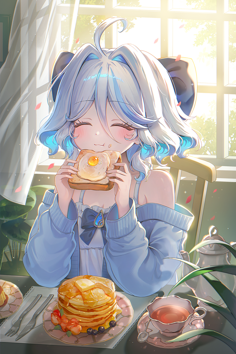 芙宁娜女士,请允许我和你一起共进早餐!