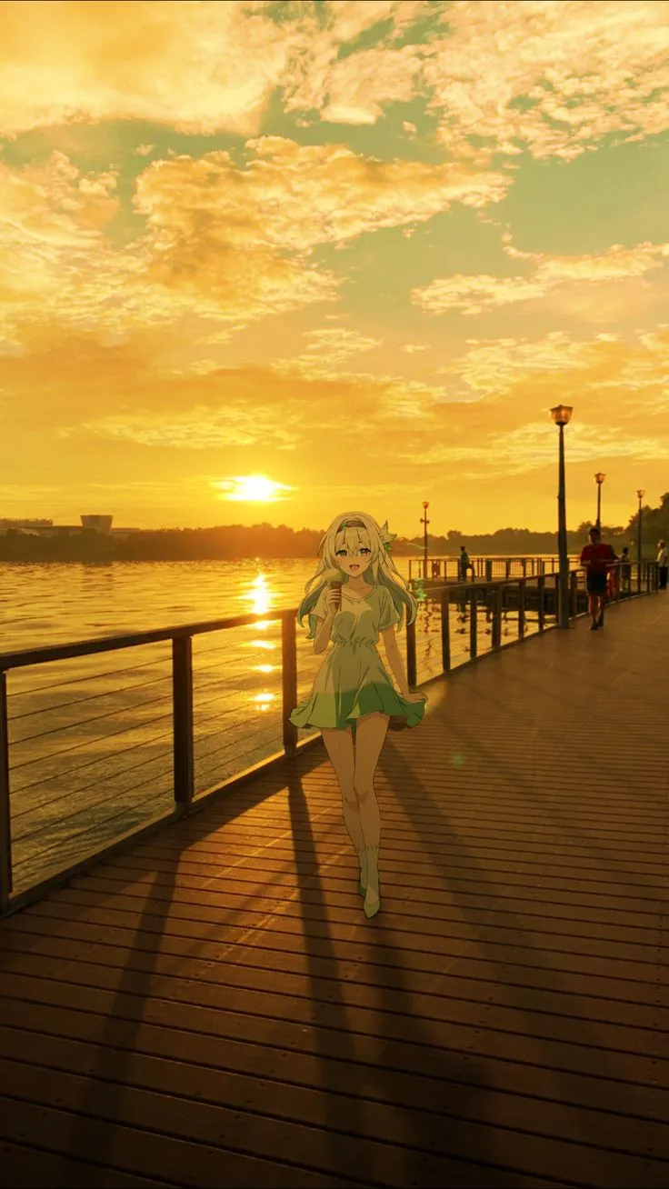 二次元老婆走进了你现实世界中...