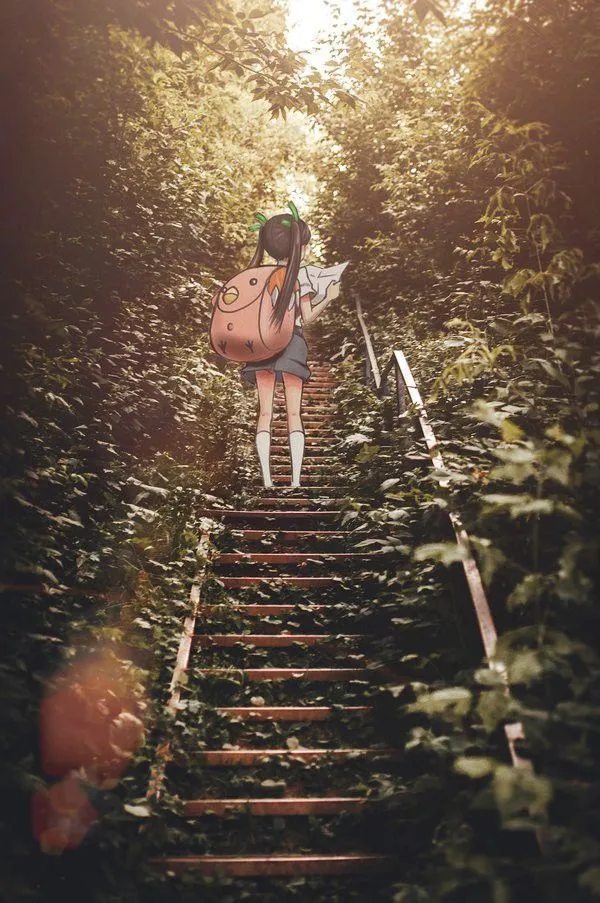 二次元老婆走进了你现实世界中...