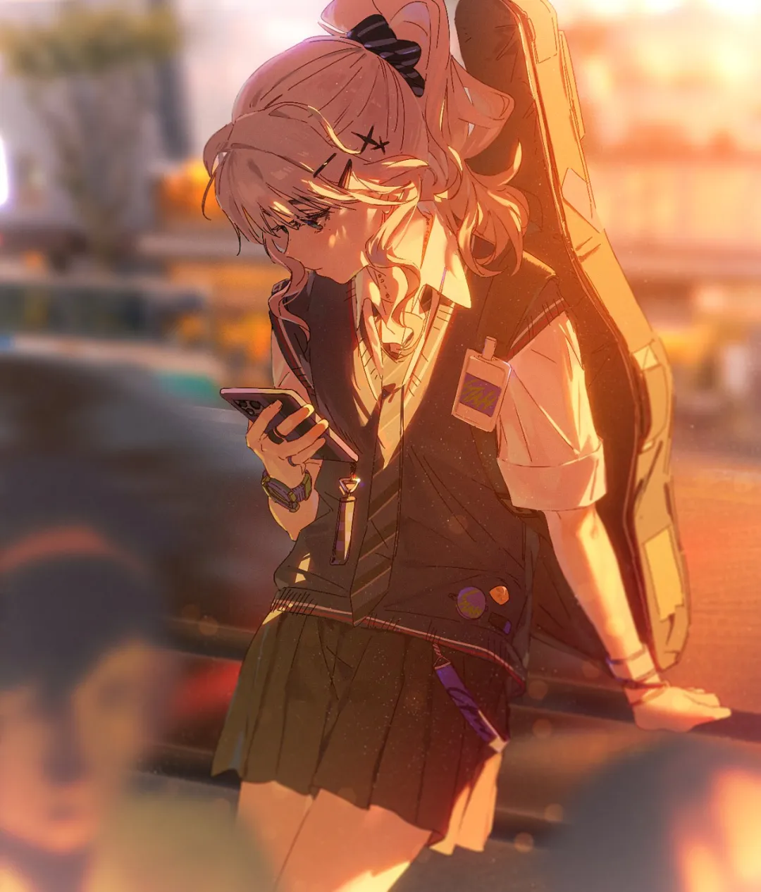 “夕阳” 这种氛围的动漫壁纸,又能够拒绝?