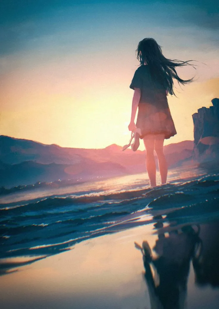 “夕阳” 这种氛围的动漫壁纸，又能够拒绝？