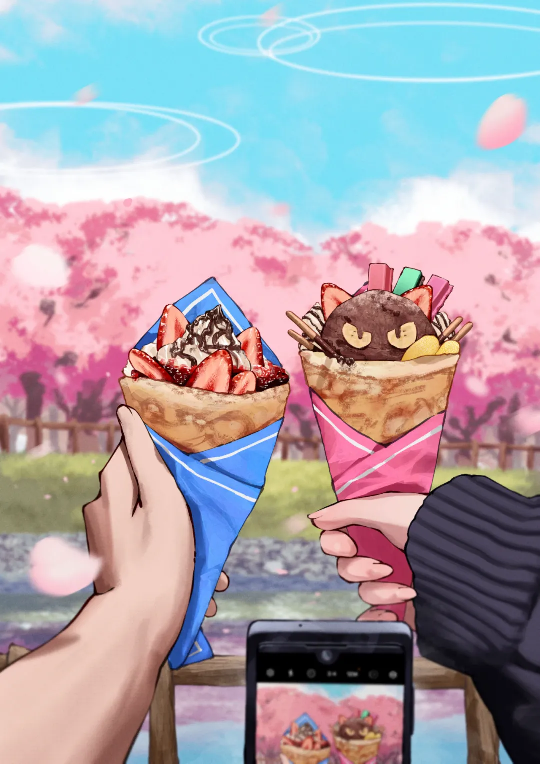 当你把二次元老婆约出来...