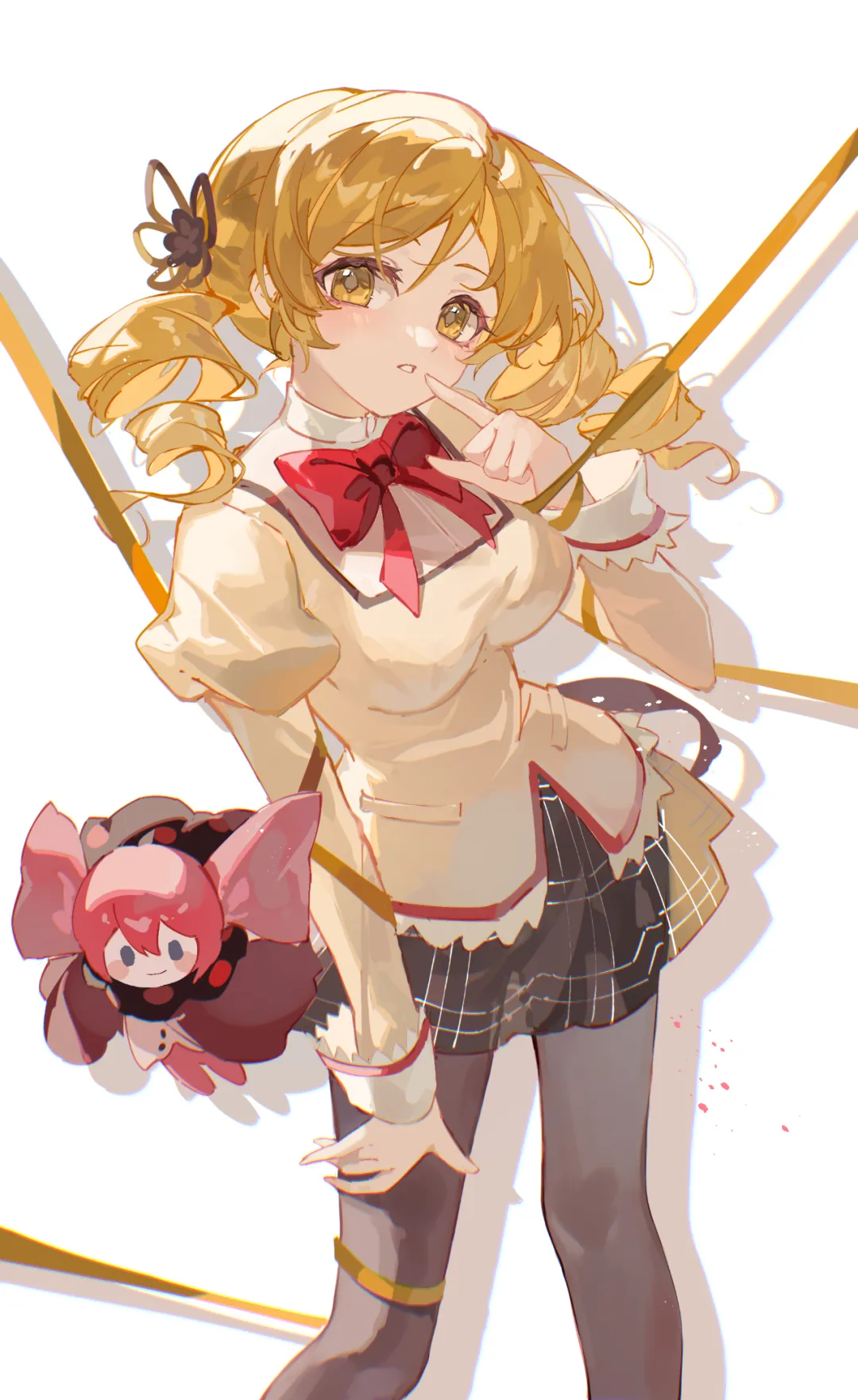 这组《魔法少女小圆》五个角色的插画太美了！