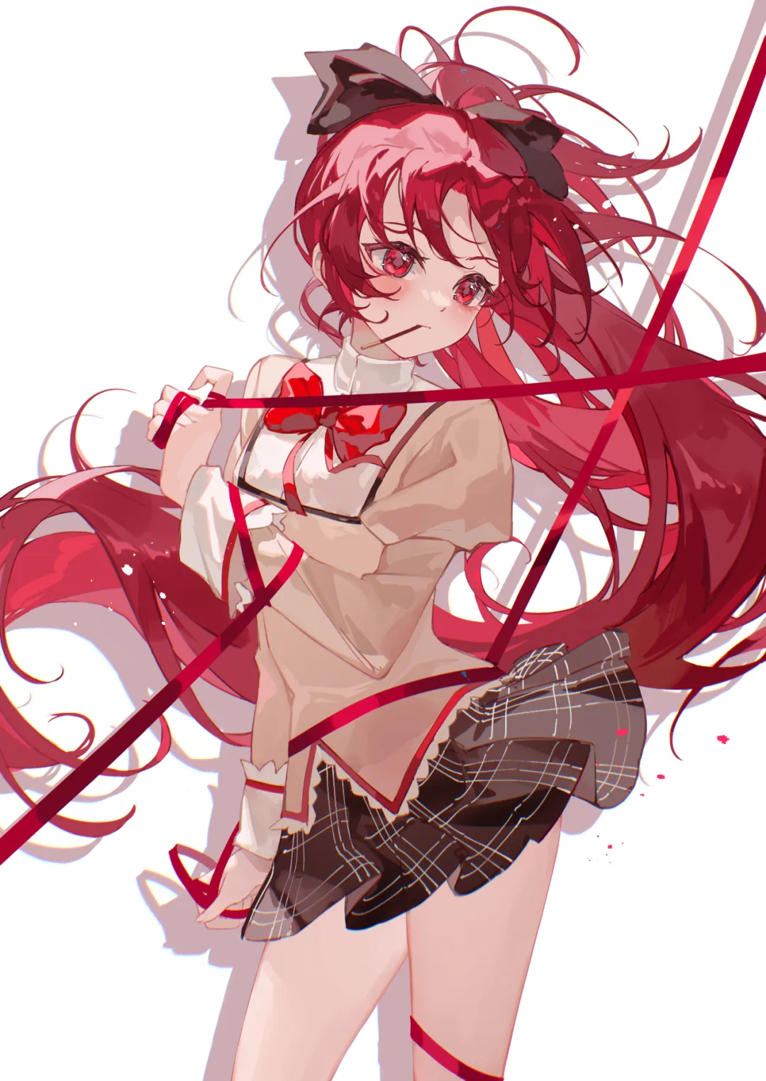 这组《魔法少女小圆》五个角色的插画太美了！