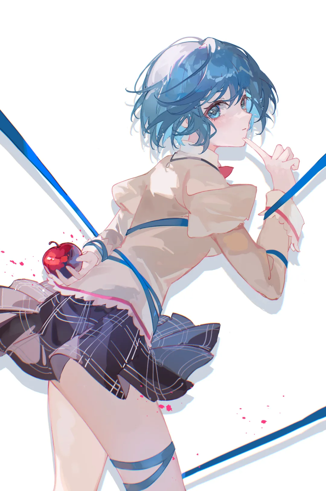 这组《魔法少女小圆》五个角色的插画太美了！