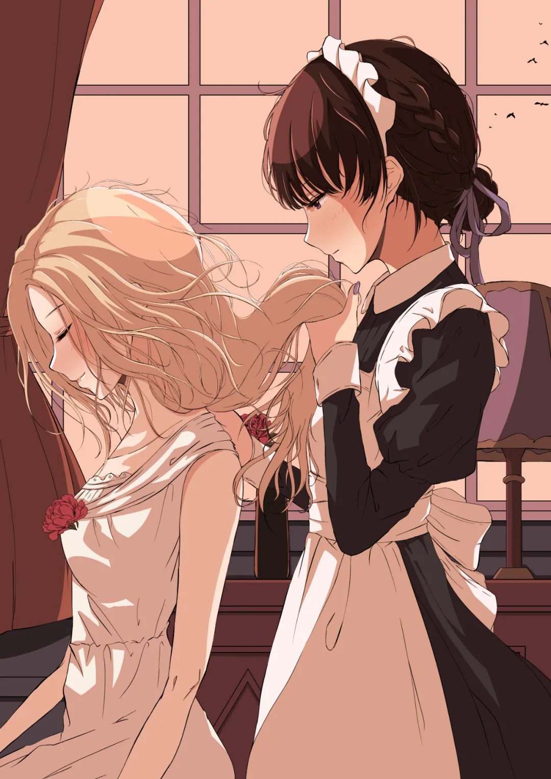 报告!目前橘势稳定请指示,动漫百合插画合集!