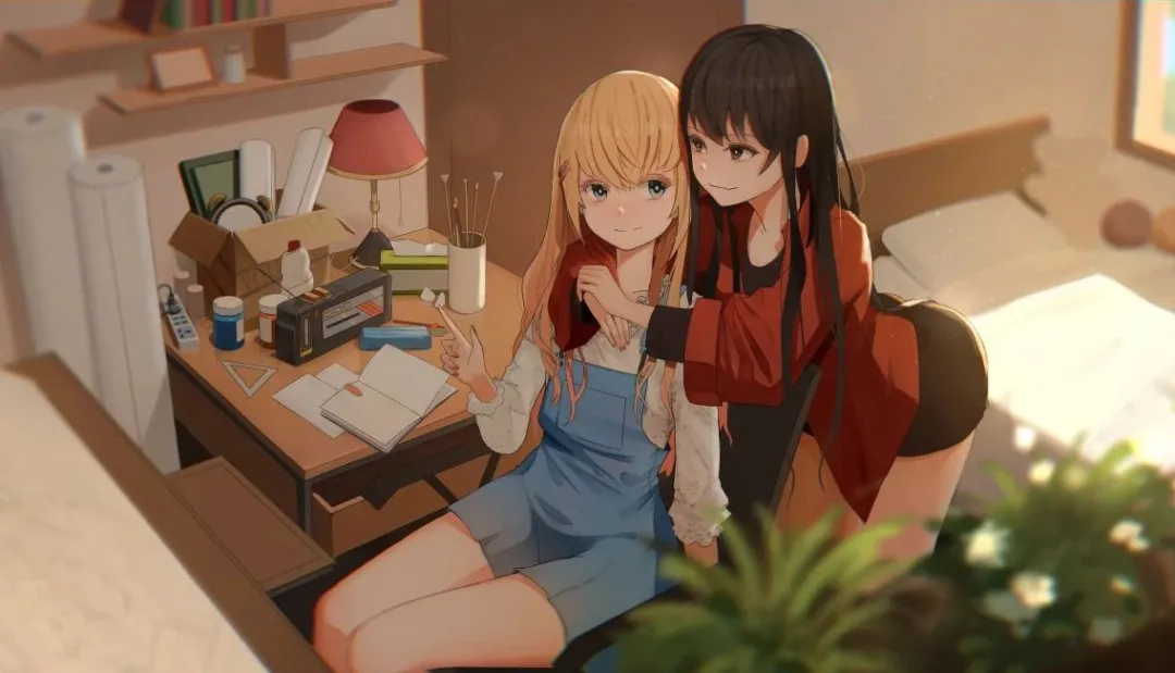 报告!目前橘势稳定请指示,动漫百合插画合集!