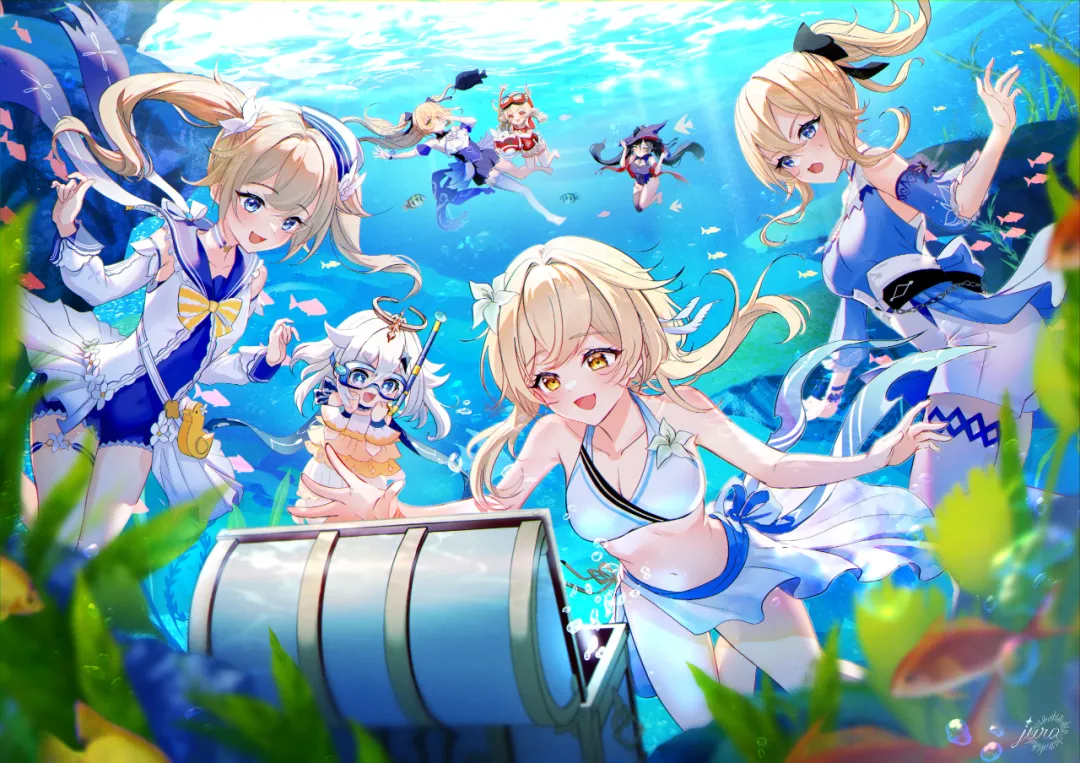 哇...旅行者快看快看,有宝箱!