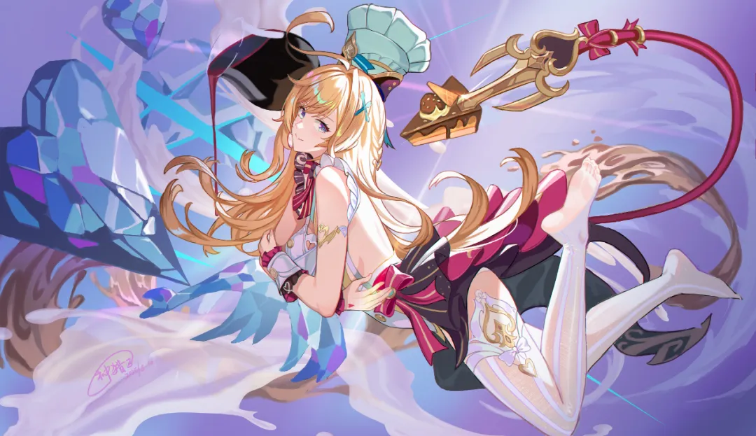 原神爱可菲:快抽我,快抽我!包你不歪!