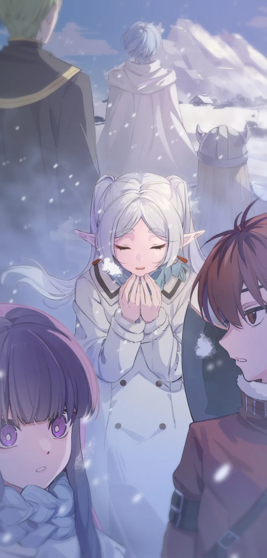 白发精灵的千年孤独!芙莉莲这组插画集看哭10w+人!