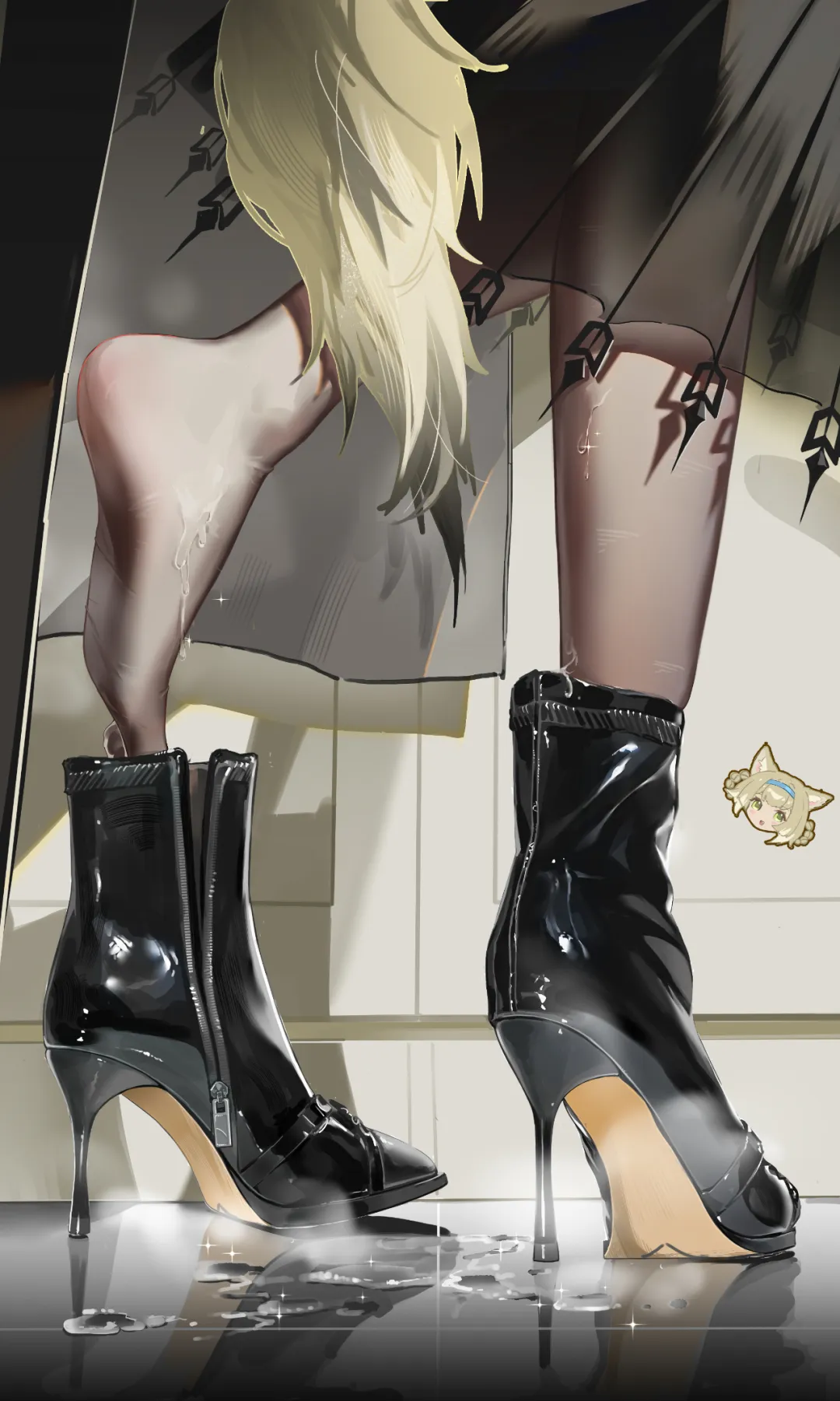 明日方舟插画：猜猜这jiaojiao是谁的？！