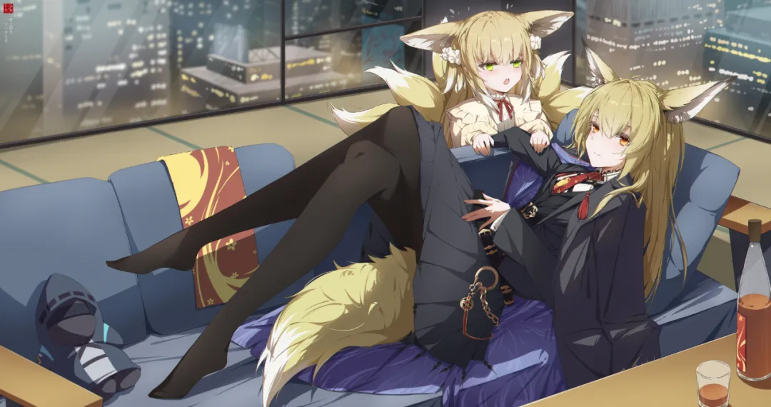 明日方舟插画：猜猜这jiaojiao是谁的？！