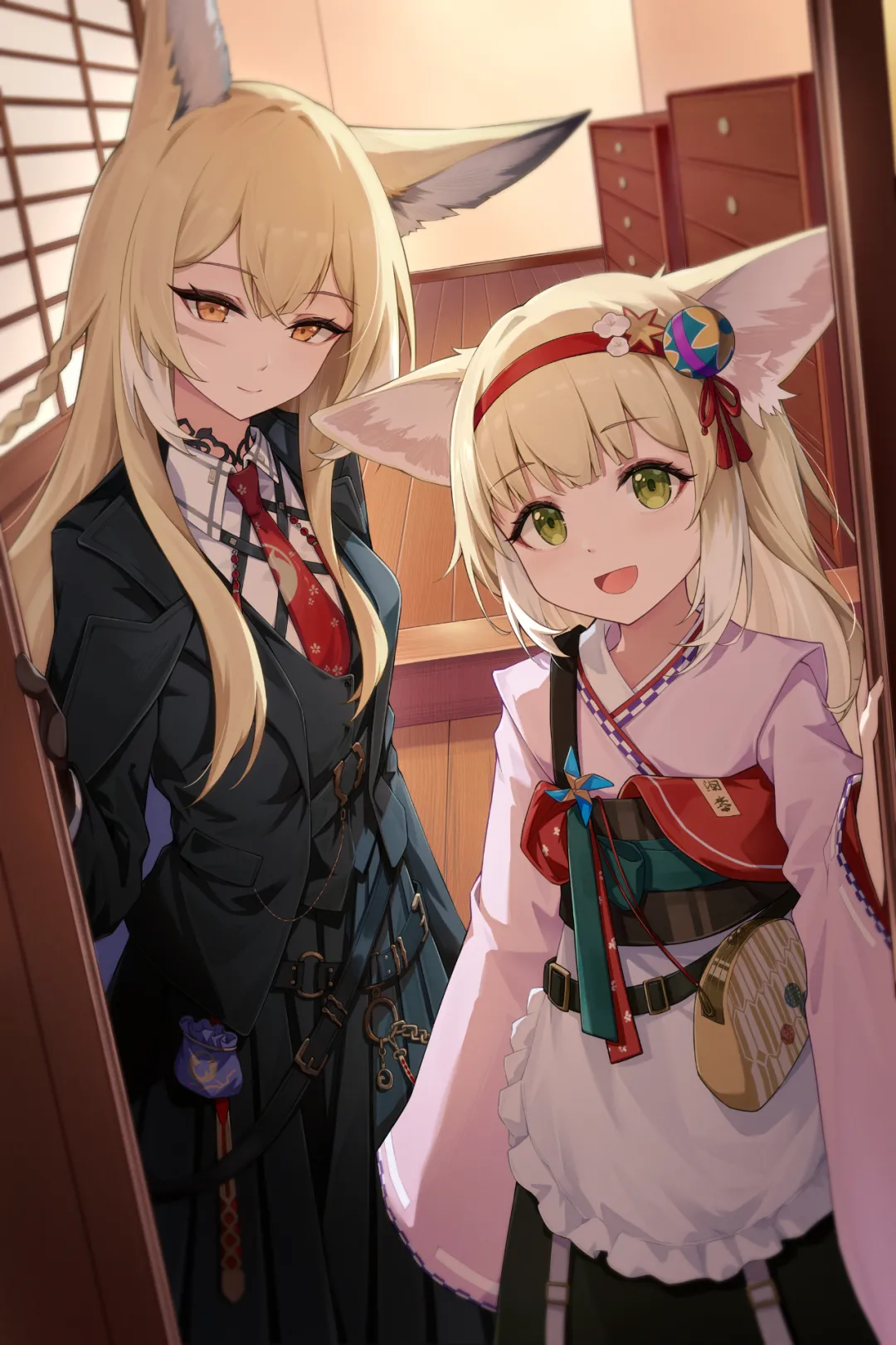 明日方舟插画：猜猜这jiaojiao是谁的？！