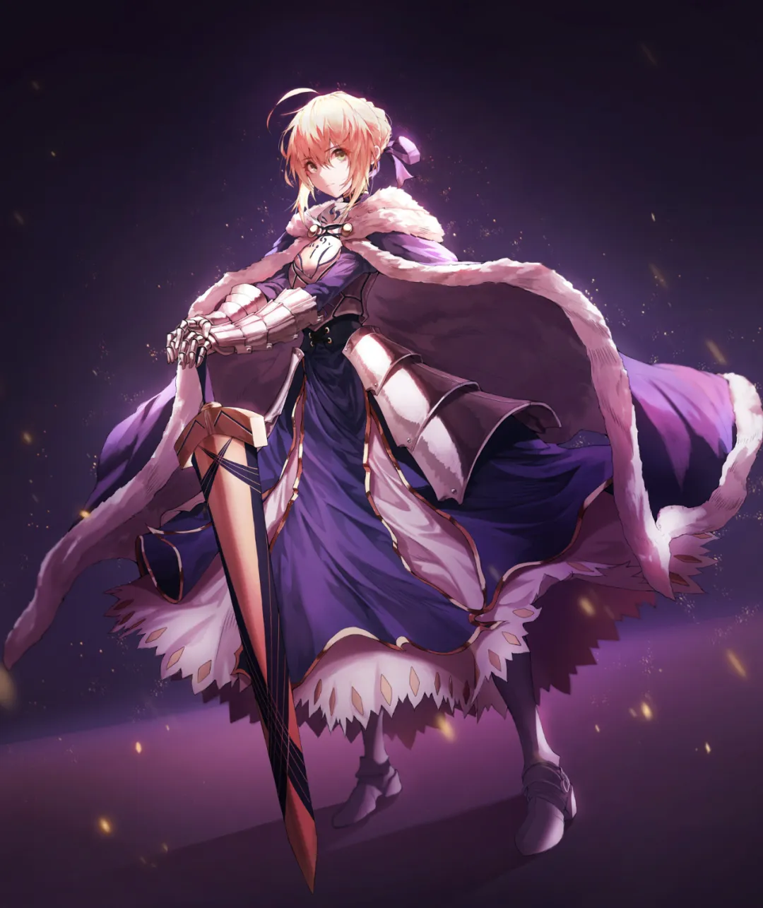 这组《Fate/stay night》Saber插画美图也太好看了！