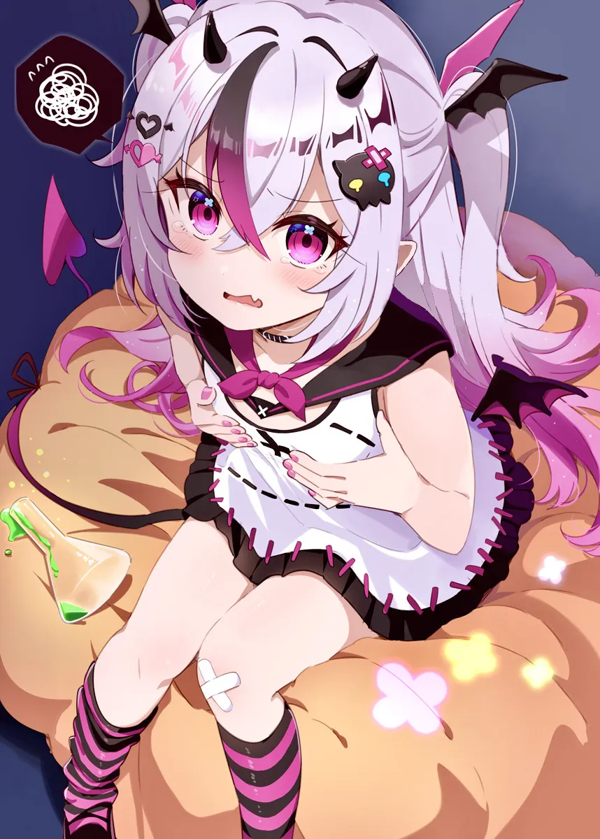 萌酱的欧派被蚊子叮了个包，变大了…