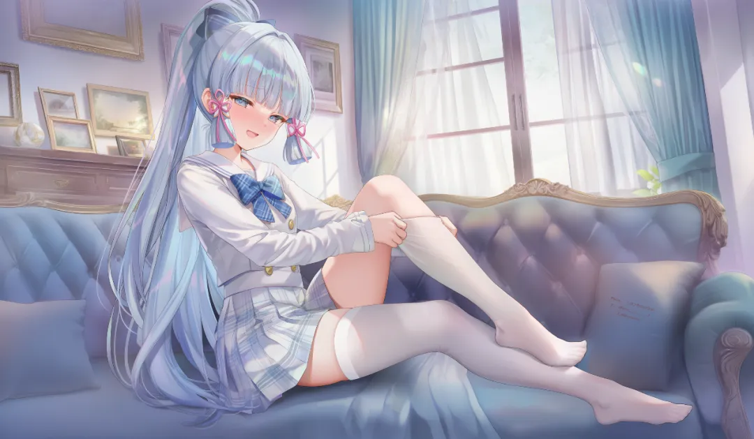 神里绫华：旅行者这般盯着我看…