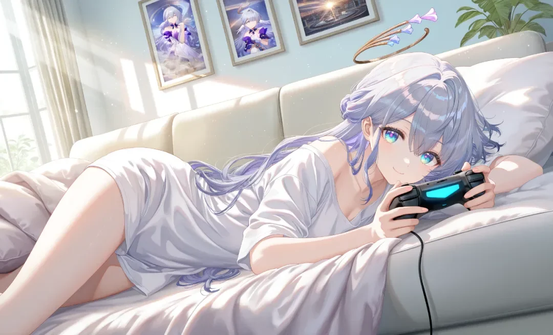 知更鸟：唔…又输了呢~罚你…当我的专属陪玩怎么样？