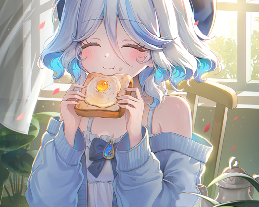 芙宁娜女士,请允许我和你一起共进早餐!