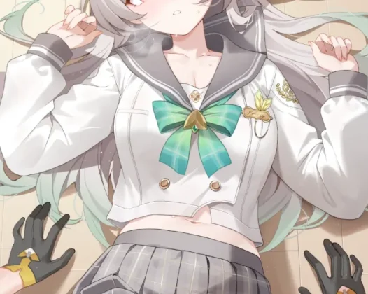 流萤：这件制服，是‘春日手信’哦。虽然以前的我……可能更适合战斗服吧？