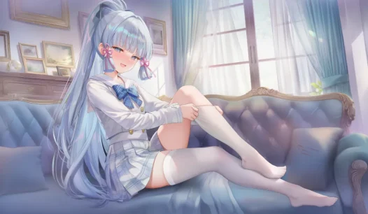 神里绫华:旅行者这般盯着我看…